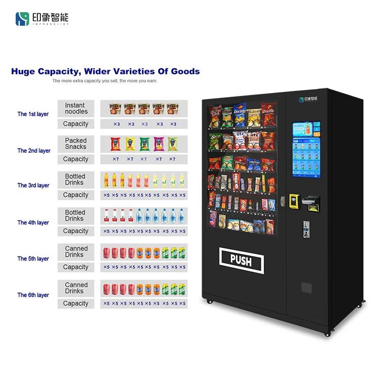 Snack and Drink  Vending Machine Combo Vending Machine - 图3
