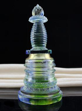 古法琉璃舍利塔佛塔噶当塔寺庙供奉密宗法器装藏甘露舍利子菩提塔