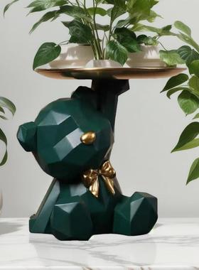 暴力熊大号摆件公仔桌面客厅电视柜大型落地小装饰品可爱礼品