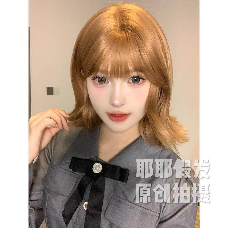 义乌耶耶假发女日常网红短发卷发lolita夏季新款自然全头套假发女,淘宝优惠券,粉丝福利购,淘宝优惠卷