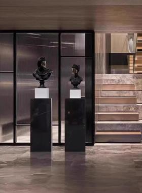 抽象雕塑装饰品模型室客厅入口创意陈设书柜工艺品大卫阿凡达装饰