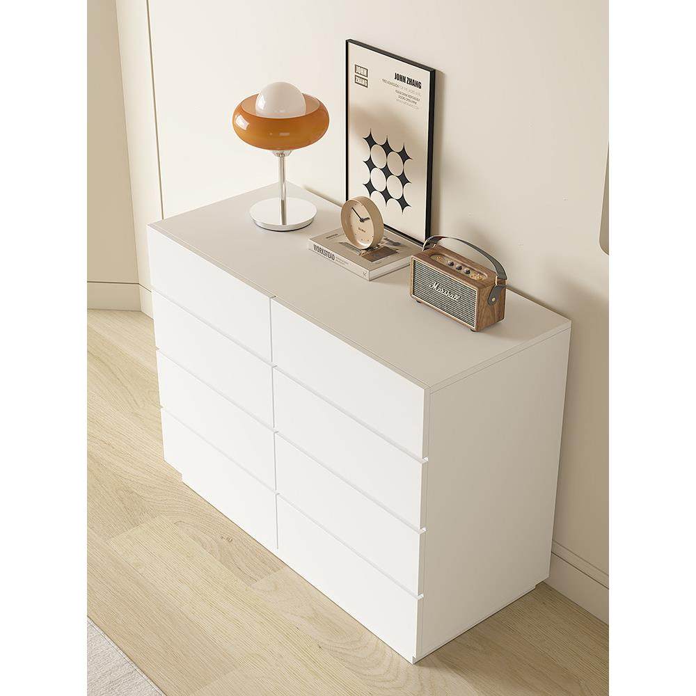 意大利极简实木抽屉柜客厅六抽屉柜侧柜卧室储物柜现代简单轻豪华,淘宝优惠券,粉丝福利购,淘宝优惠卷