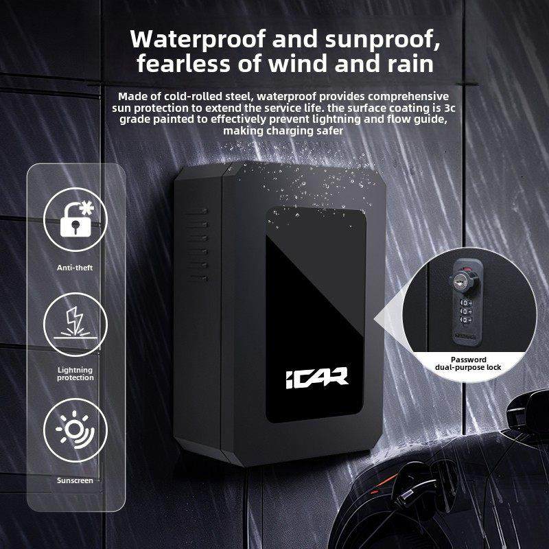 奇瑞Afv23充电桩保护箱V23室外防水7Kw改装配件配电箱壁挂防雪,淘宝优惠券,粉丝福利购,淘宝优惠卷