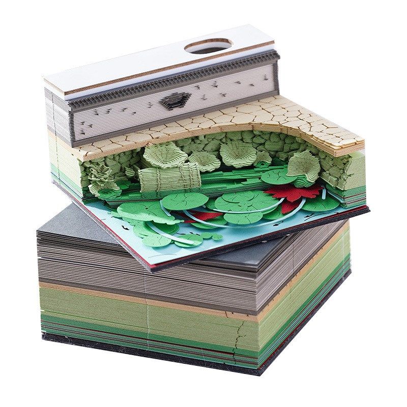 3D立体便签纸本便利贴创意建筑模型纸雕艺术品摆件高颜值礼物,淘宝优惠券,粉丝福利购,淘宝优惠卷