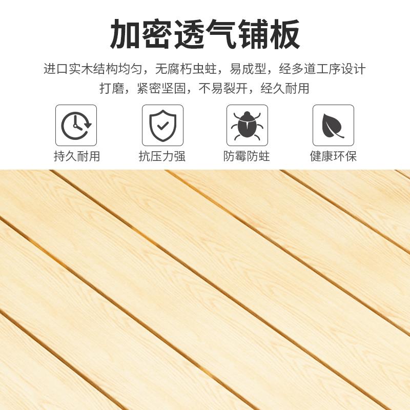 纯实木儿童床带护栏小床婴儿男孩女孩公主单人床边床加宽拼接大床 - 图0