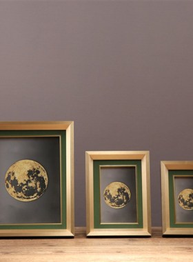 欧式创意奢华拉丝金属相框摆台6寸7寸10寸家居客厅装饰品桌面摆件