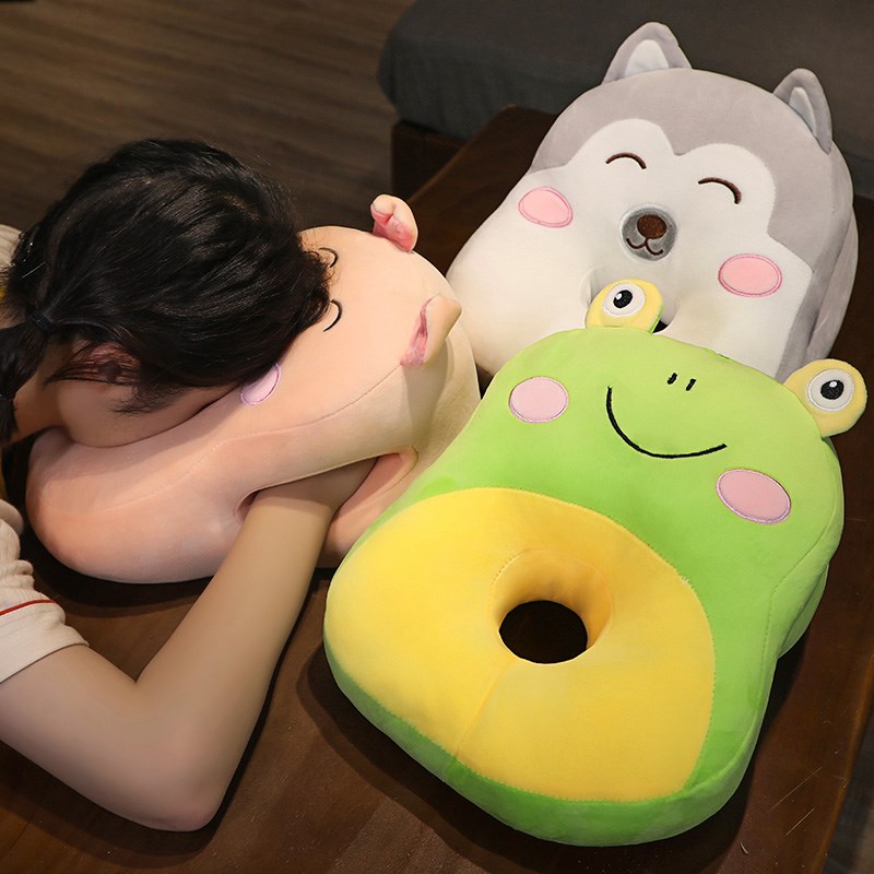 夏季凉席午睡枕学生趴睡枕办公室午休神器睡觉抱枕女生靠垫趴枕头 - 图1