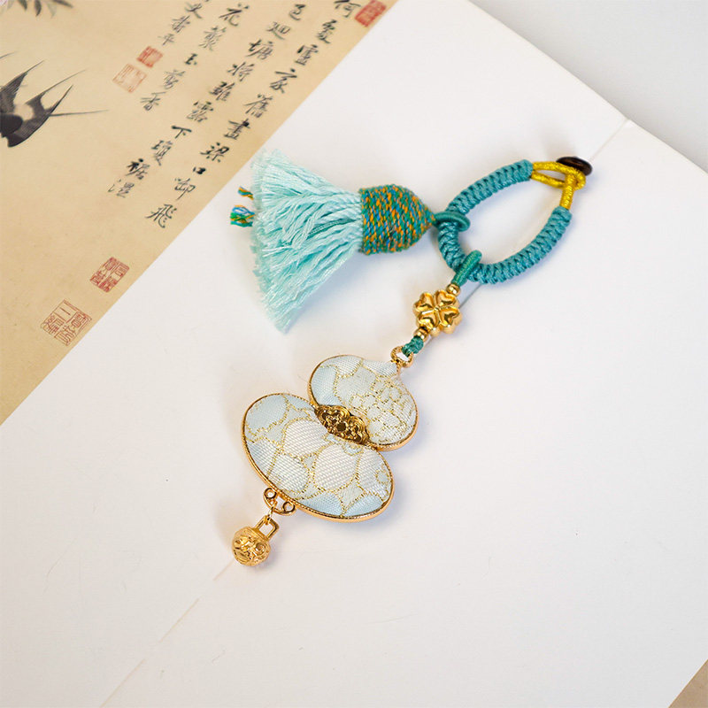 非遗宋锦纯手工制作钥匙扣包包挂件双面葫芦服饰配件吊坠压襟成品,淘宝优惠券,粉丝福利购,淘宝优惠卷