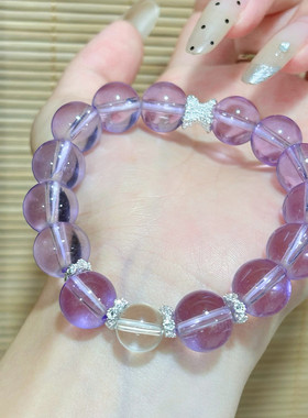 仿天然紫葡萄乌拉圭手链女水手串送闺蜜紫色水手链