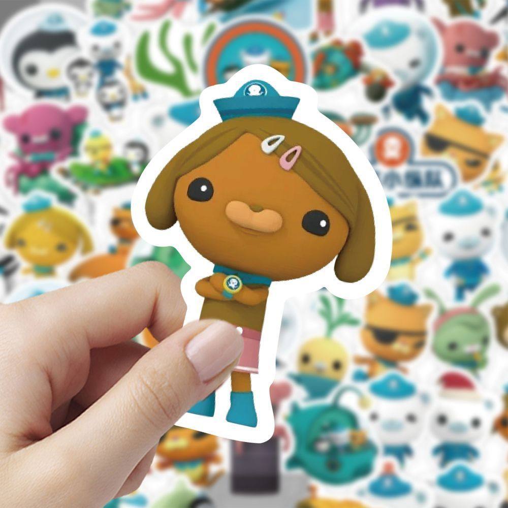 【儿童专属】海底小纵队贴纸巴克队长卡通贴画装饰水杯防水奖励品,淘宝优惠券,粉丝福利购,淘宝优惠卷