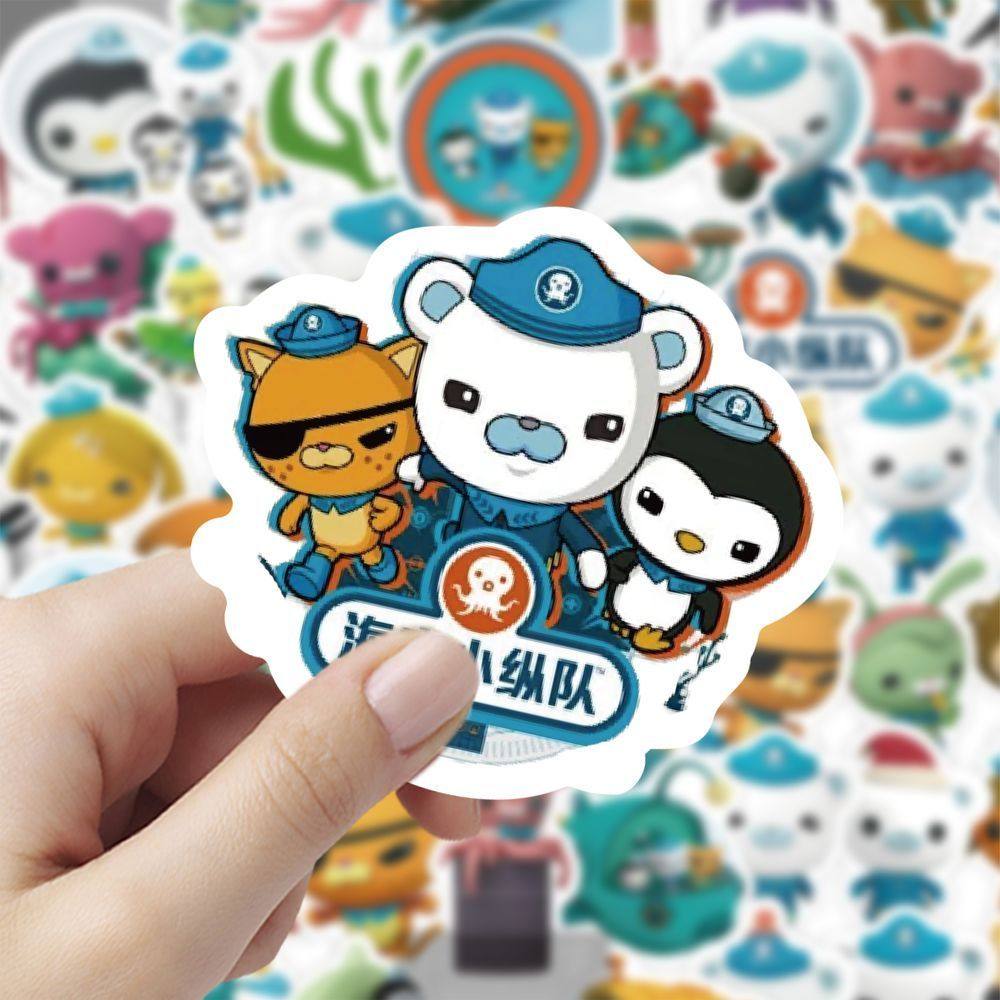 【儿童专属】海底小纵队贴纸巴克队长卡通贴画装饰水杯防水奖励品,淘宝优惠券,粉丝福利购,淘宝优惠卷