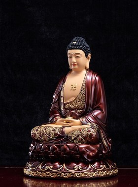 紫铜掐丝观音菩萨佛n像娑婆三圣南海观世音家用客厅供奉桌面摆件