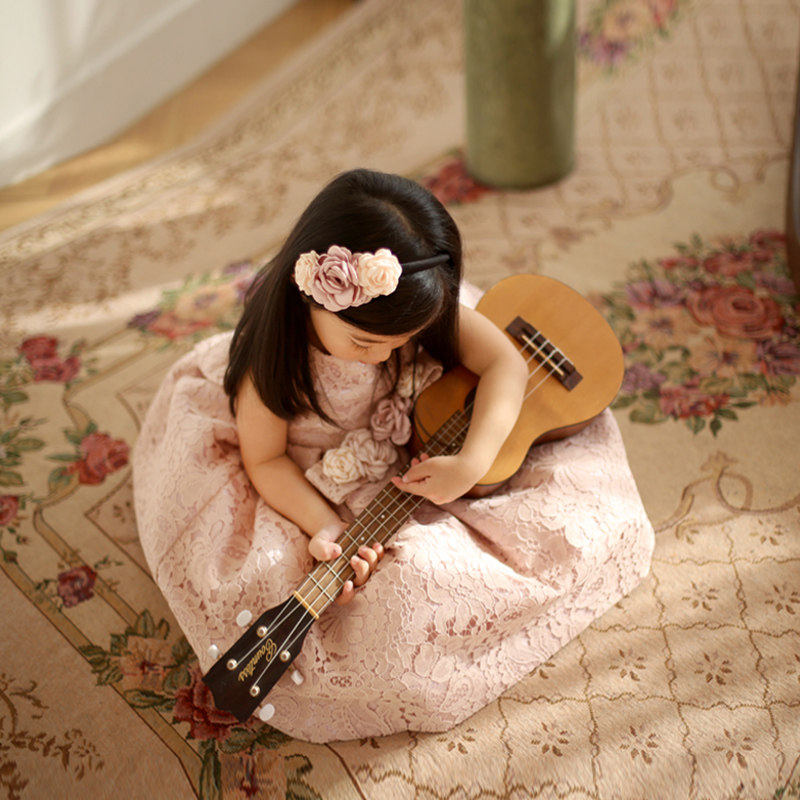 粉色宝宝一周岁生日儿童公主裙礼服洋气婴儿百天蓬蓬纱女童主持人,淘宝优惠券,粉丝福利购,淘宝优惠卷