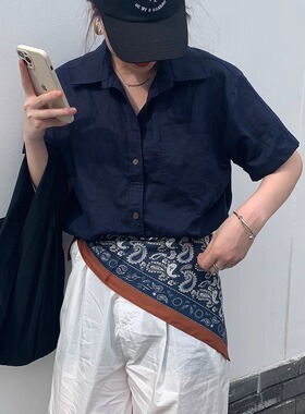 方丝巾腰带女细装饰连衣裙简约百搭复古腰带配裙子时尚牛仔裤腰饰