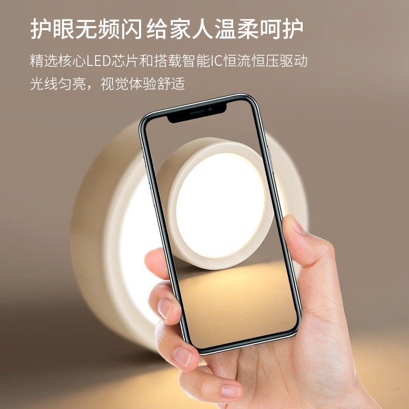 明装筒灯led小吸顶灯圆形超薄免钻孔走道灯入户走廊玄关天花板投,淘宝优惠券,粉丝福利购,淘宝优惠卷