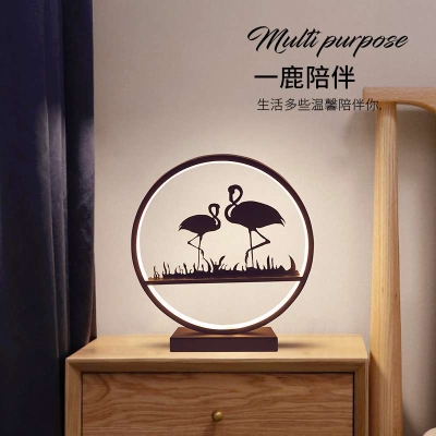 结婚礼物礼品送新人订婚房间装饰鹿一对台灯实用闺蜜创意摆件