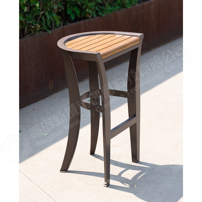 北欧风吧台椅创意铁艺凳实木高脚椅酒吧奶茶店咖啡店餐厅前台椅,淘宝优惠券,粉丝福利购,淘宝优惠卷