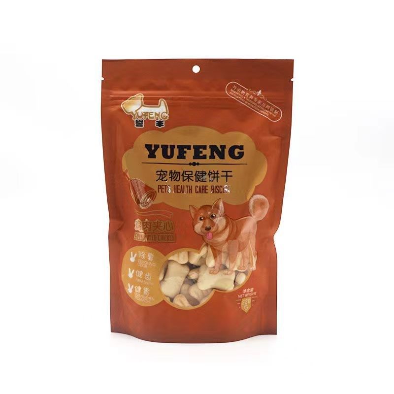 誉丰狗饼干220g补钙保健除臭饼干鸡肉牛肉水果味夹心饼干宠物零食,淘宝优惠券,粉丝福利购,淘宝优惠卷