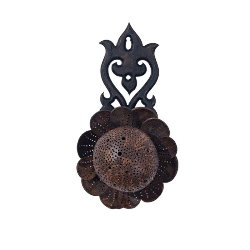 泰国椰壳实木壁灯卧室床头灯创意艺术装饰复古灯具楼梯过道墙壁灯,淘宝优惠券,粉丝福利购,淘宝优惠卷