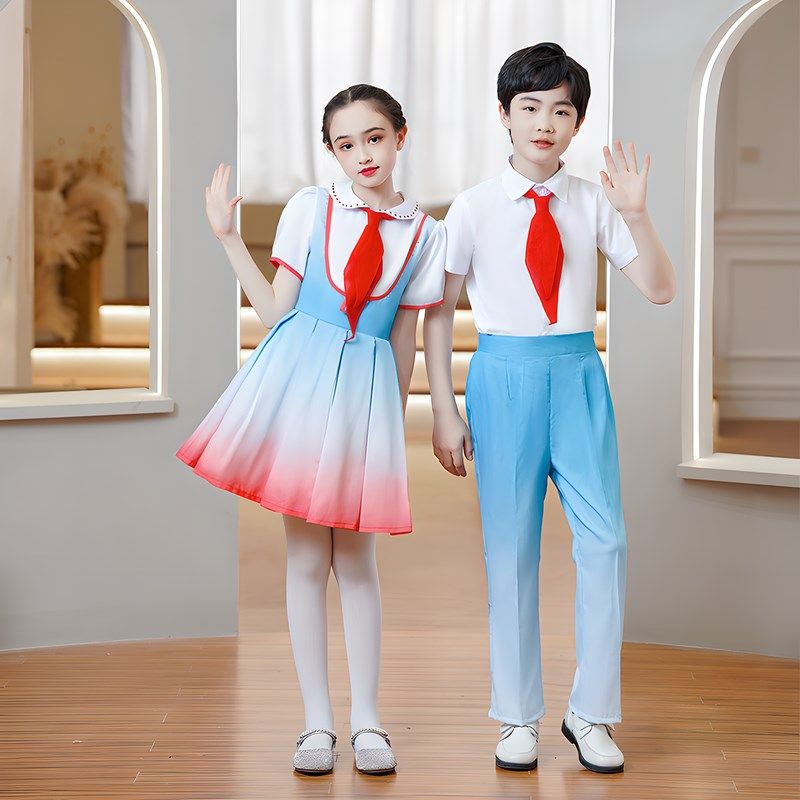 儿童合唱服演出服小学生朗诵表演爱国男童演讲比赛女童合唱团班服,淘宝优惠券,粉丝福利购,淘宝优惠卷