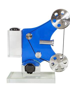 现代简约复古水晶仿真电话机放映机模型装饰客厅书房桌面酒柜摆件