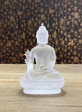 正品法琉璃药师佛摆件药师七琉璃如来光佛像家居摆设供养厂古价直