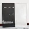 Customized round hole hole plate shelves mobile phone accessories display rack hardware tools accessories rack kitchen storage on wall