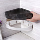 Bathroom storage toilet wall-mounted corner rack kitchen punch-free triangle storage rack bathroom corner storage rack