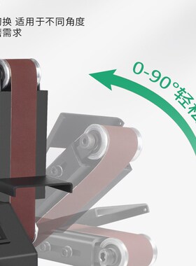 家用微型小型砂带机迷你电动DIY抛光机磨刀神器台式砂纸机打磨机