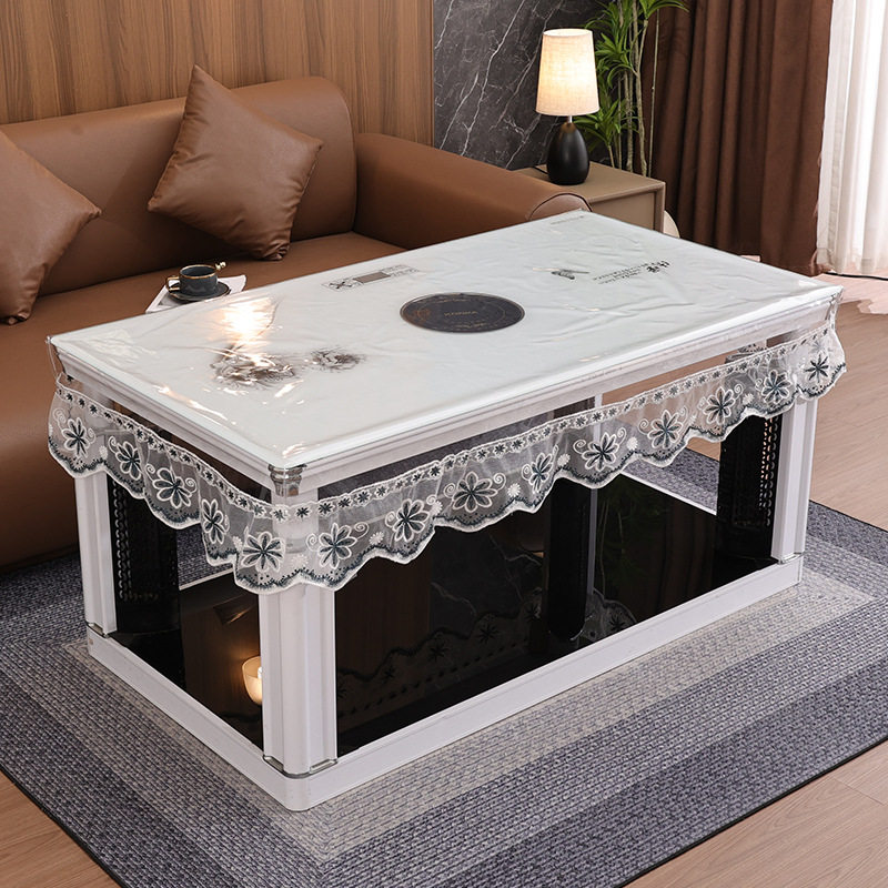 烤火桌罩套皮罩正方形麻将取暖桌电炉茶几皮套防水防烫免洗pu桌布,淘宝优惠券,粉丝福利购,淘宝优惠卷