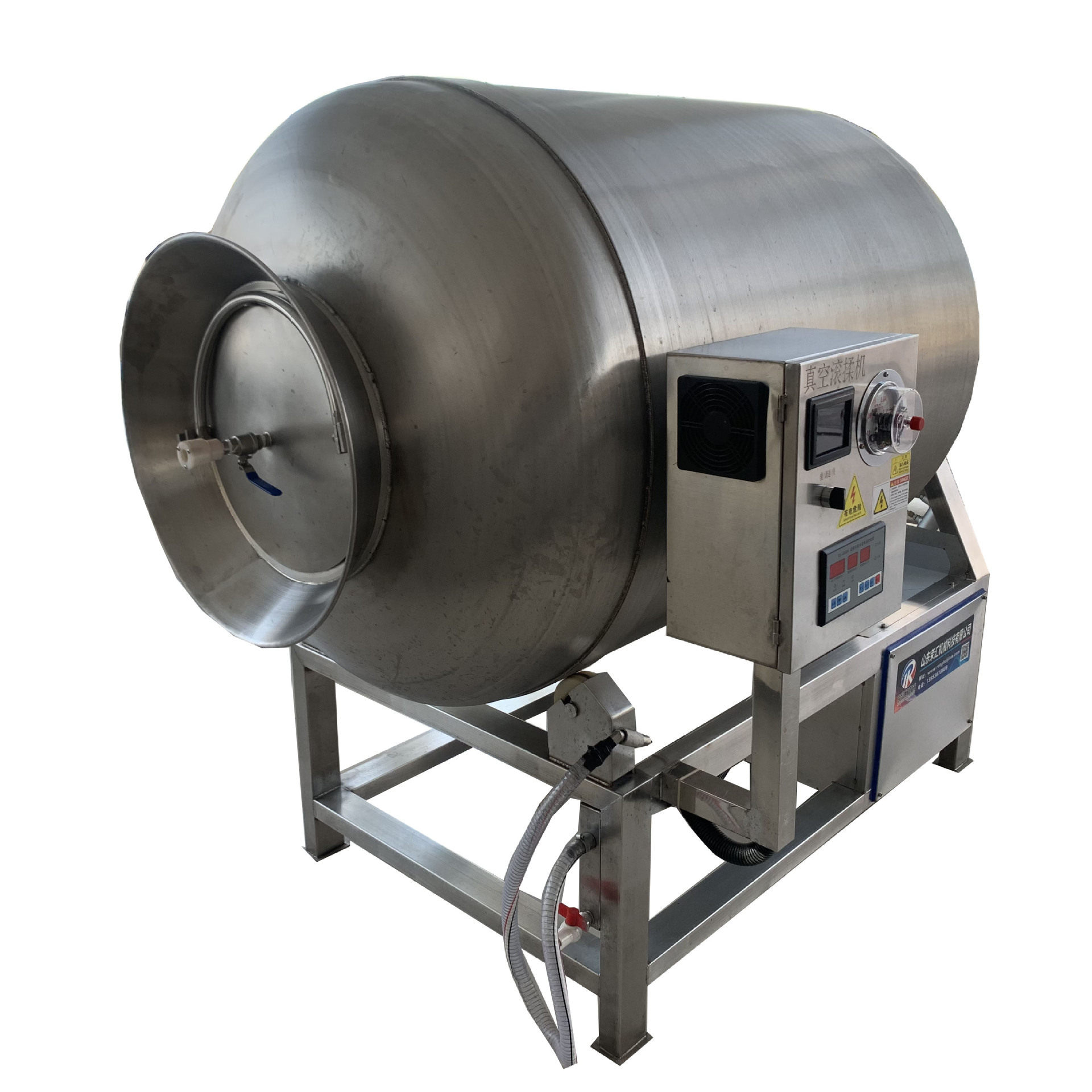 肉类入味腌制机 鸡鸭肉真空滚揉机 不锈钢牛肉粒白条鸡摔打腌肉桶,淘宝优惠券,粉丝福利购,淘宝优惠卷