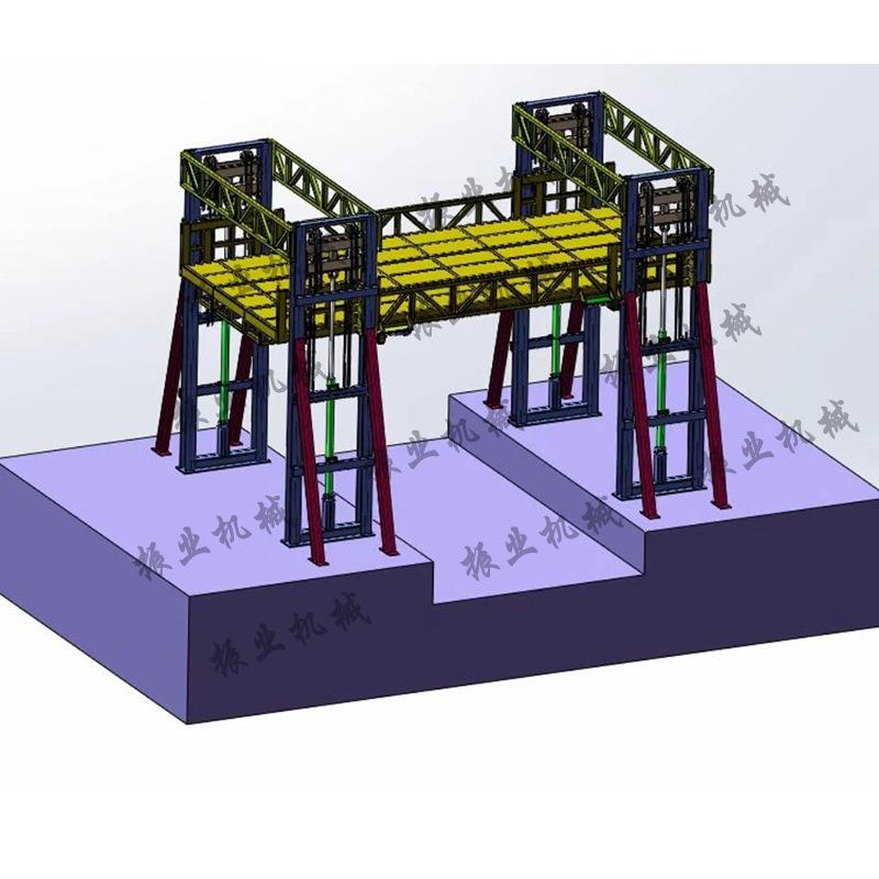 四柱式汽车举升机大吨位50吨卡车载货货物升降机大型液压升降平台 - 图2