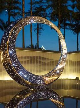 不锈钢人物雕塑公园园林镜面人物舞蹈女孩雕塑广场户外景观装饰