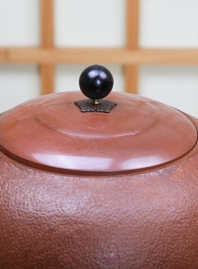 手工日式家用大号摆件客厅复古质感储水罐紫铜精品2020新款