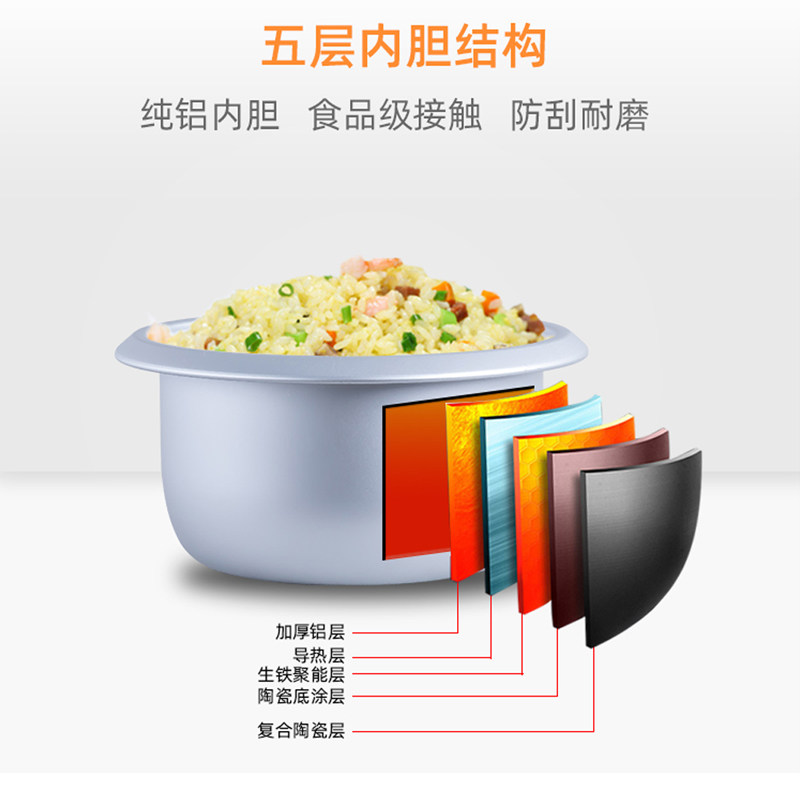 电饭锅家用老g式2-3人小型1无涂层4升机械5白胆商用电饭煲,淘宝优惠券,粉丝福利购,淘宝优惠卷