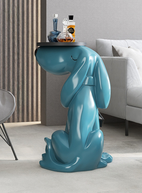 狗大型客厅落地摆件沙发电视柜旁边玄关托盘软装饰品乔迁新居礼品