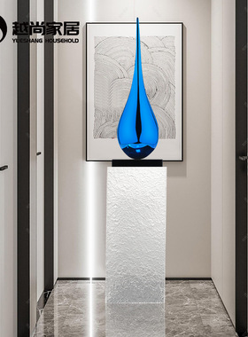 水滴雕塑摆件商场酒店艺术装饰摆件室内装置艺术摆件