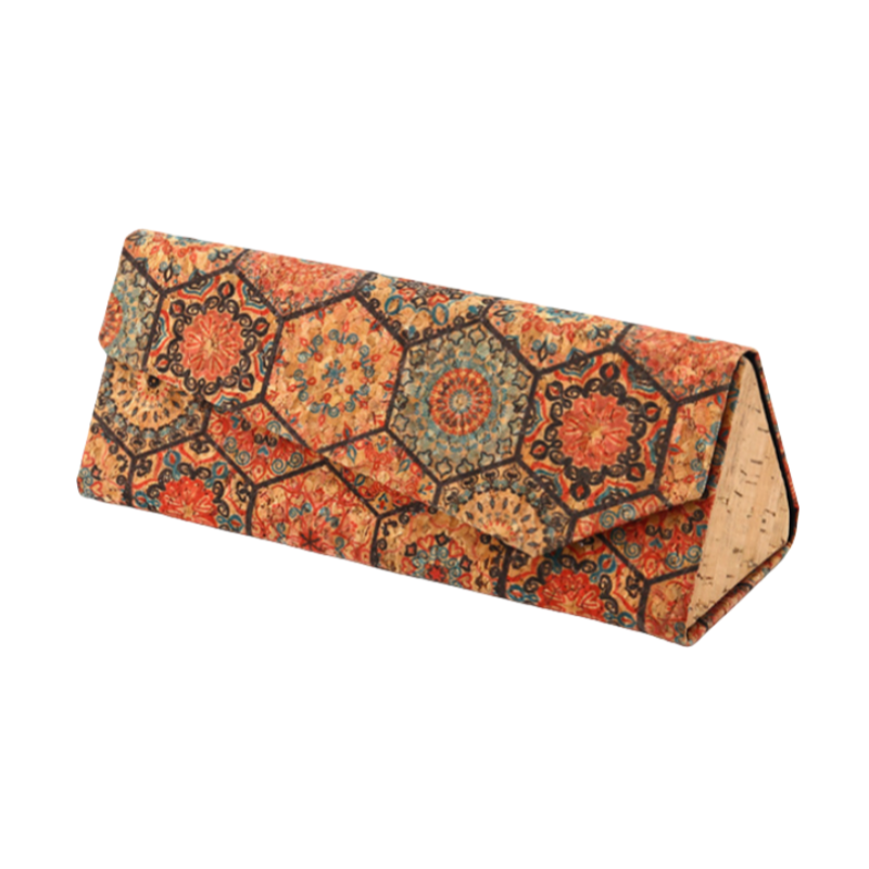 复古眼镜盒可折叠埃及风三角近视眼镜收纳盒磁吸便携学生商务镜盒,淘宝优惠券,粉丝福利购,淘宝优惠卷