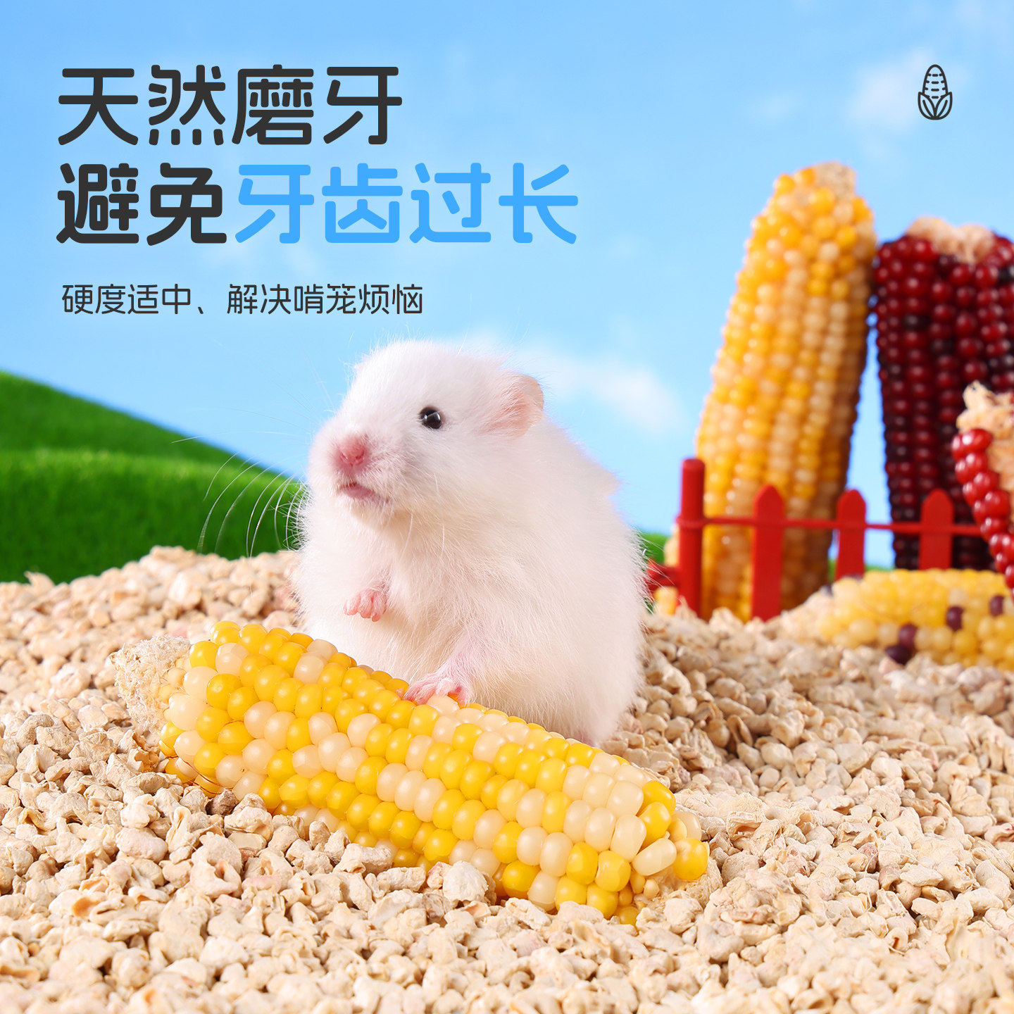 仓鼠玉米磨牙棒金丝熊专用零食粮食生活用品解闷玩具互动玩耍解闷,淘宝优惠券,粉丝福利购,淘宝优惠卷