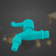 Anti-freeze faucet plastic ABS faucet