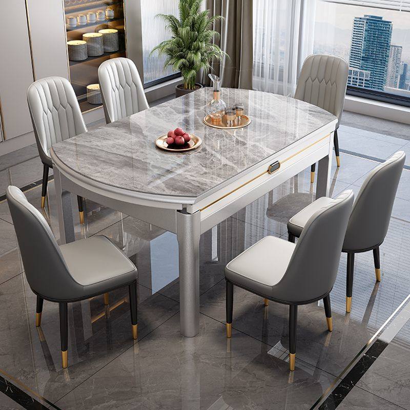 丰舍轻奢餐桌椅款小户型伸缩实木餐桌现代简约可方圆两用电磁炉款,淘宝优惠券,粉丝福利购,淘宝优惠卷