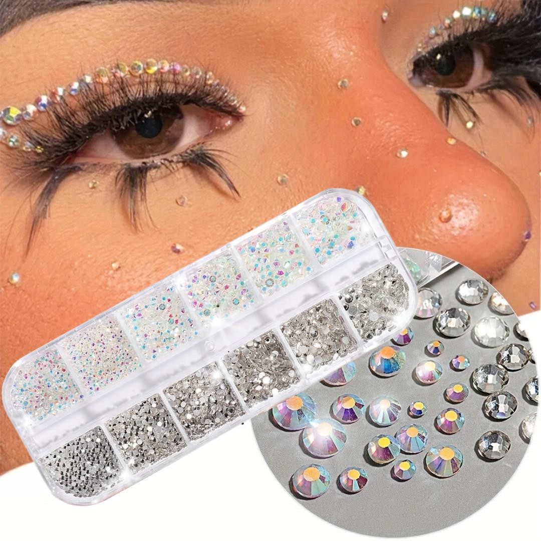 眼妆钻泪钻山根碎钻珍珠蝴蝶音乐节舞台表演妆新娘妆脸部指甲贴钻,淘宝优惠券,粉丝福利购,淘宝优惠卷