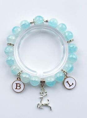 手串白鹿应援色白鹿周边手链白鹿同款手链高颜值白鹿同款手链手镯