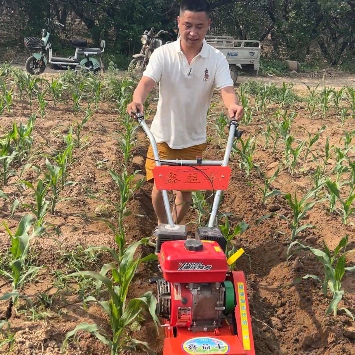 四驱汽油单轮锄草多功能小型除草旋耕机自走式家用大马力果园开沟,淘宝优惠券,粉丝福利购,淘宝优惠卷