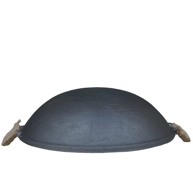 老式铁锅家用炒锅无涂层铸铁传统双耳圆底生铁炒菜铁锅农村大铁锅 - 图2