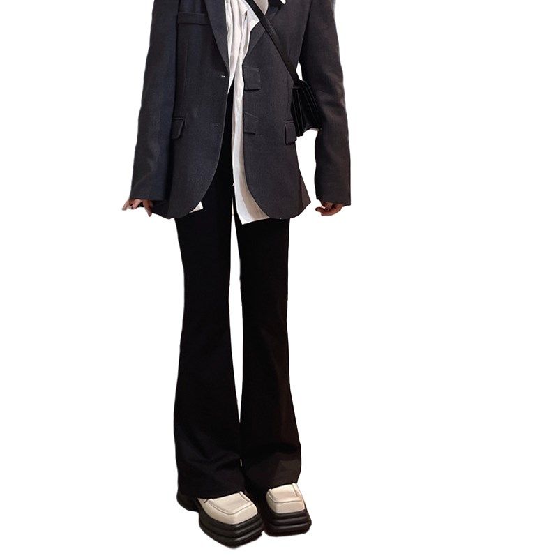 孕妇裤子春秋款外穿喇叭打底裤大码秋装小个子2025新款西装裤秋季,淘宝优惠券,粉丝福利购,淘宝优惠卷