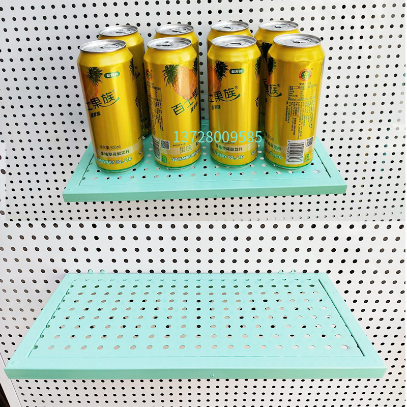 Perforated board shelf hanging board, upper wall perforated board, perforated board partition, porous board, small shelf, pallet bracket