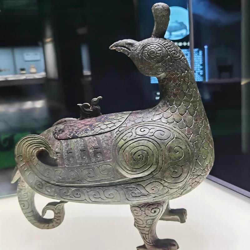 【山西大同博物院】晋侯鸟尊鸱吻文创冰箱贴旅游纪念品伴手礼金属