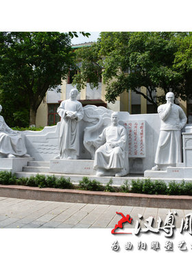 玻璃钢仿铜越王勾践人物雕塑园林广场铸铜古代历史人物雕像定制做