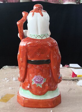 陶瓷月老神像摆件月老星君月下老人神像佛像摆件